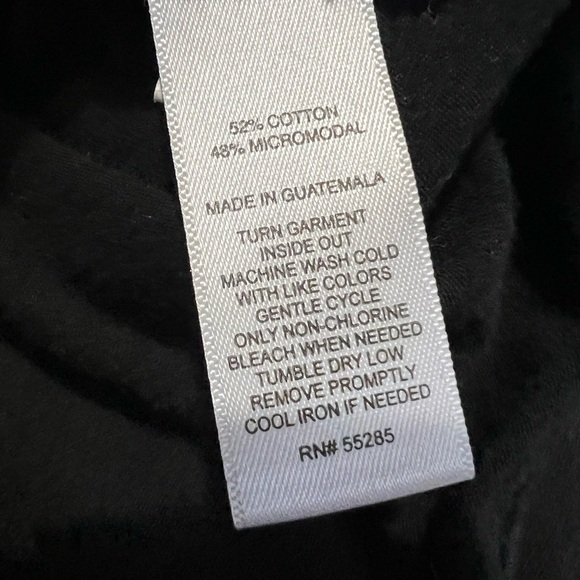 Express XS Black Graphic T-shirt Cotton Modal Blend Soft Fabric Scoop Neck - Picture 7 of 8